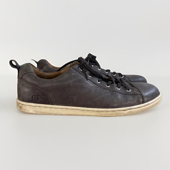 Born Other - Born Allegheny Men's Sneakers Shoes Size 11.5 Gray Leather Lace Up Low Casual